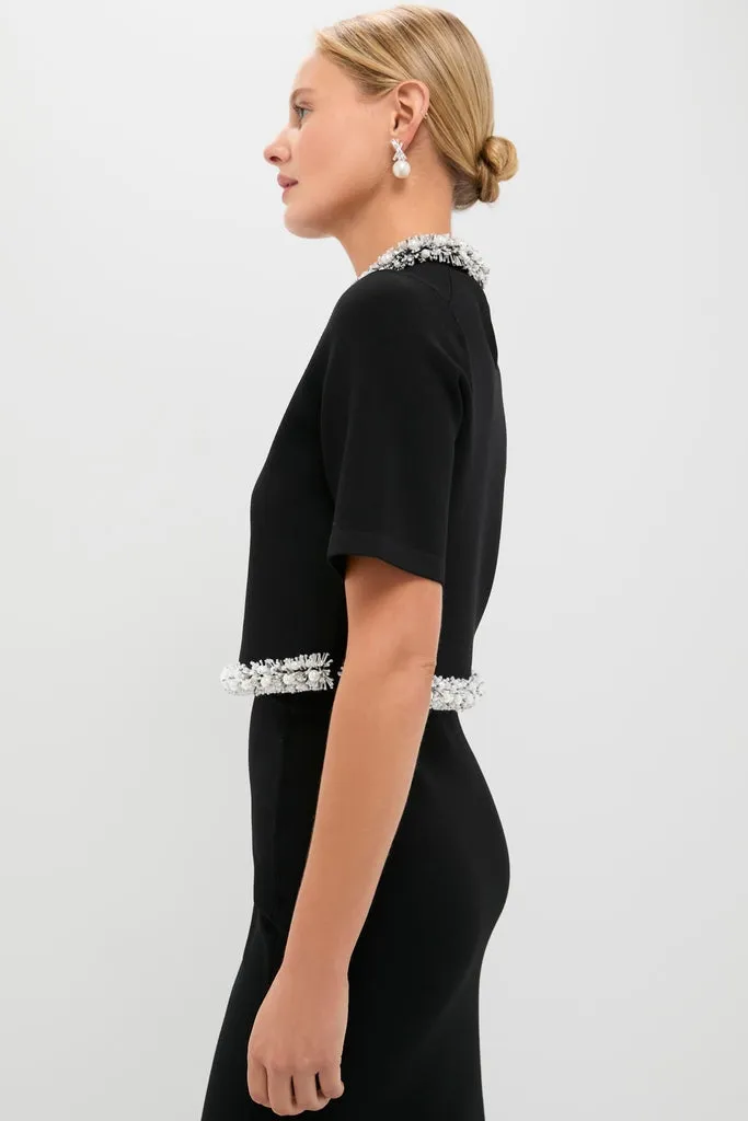 Black Ozelle Short Sleeve Crewneck Top sold by Tuckernuck product image thumbnail 3