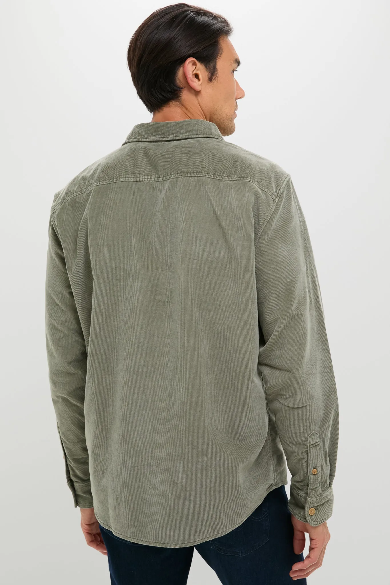 Light Pine Stretch Terry Work Shirt sold by Tuckernuck product image thumbnail 4