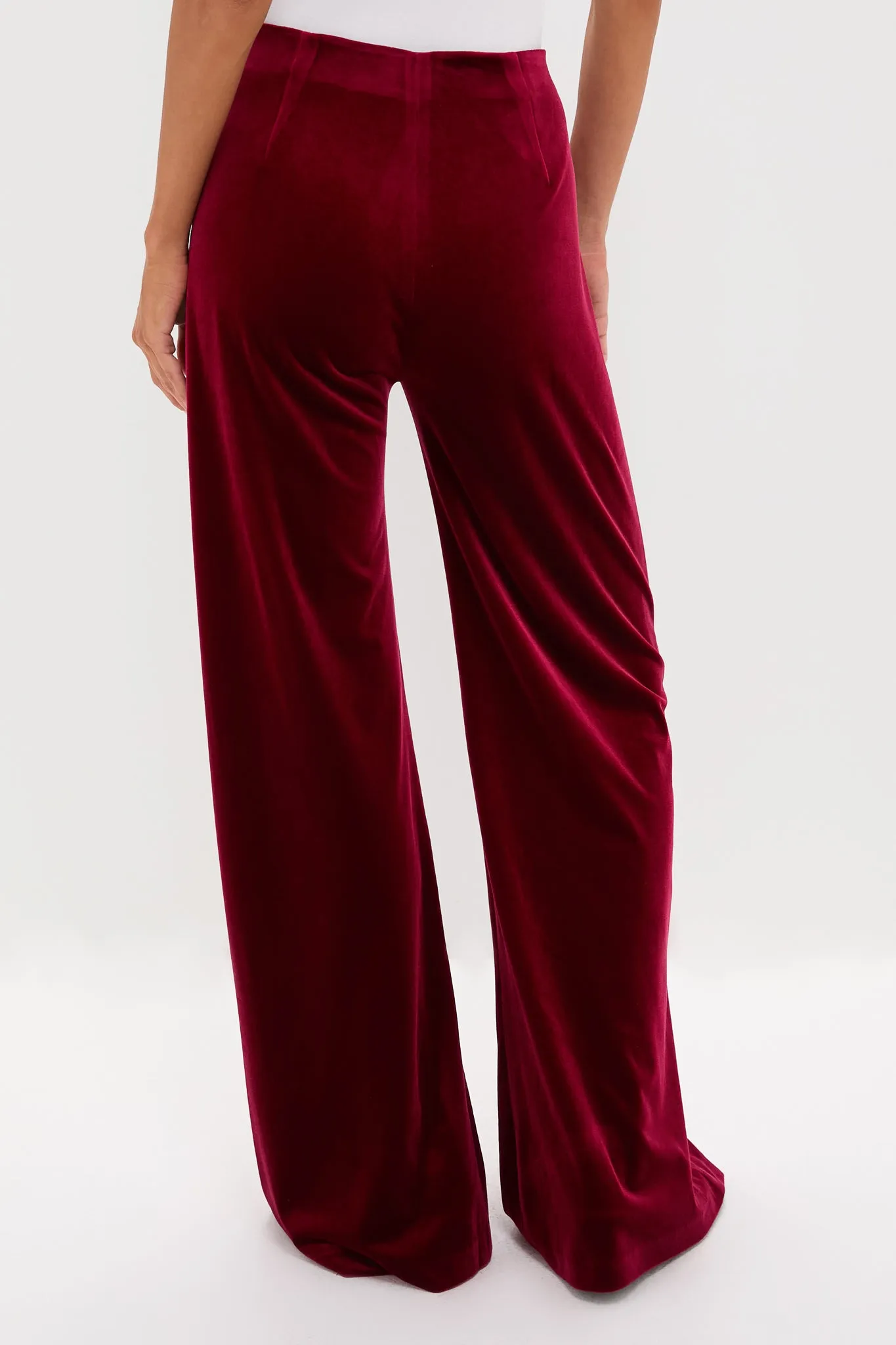 Red Ribbon Velvet Deja Pant sold by Tuckernuck product image thumbnail 4