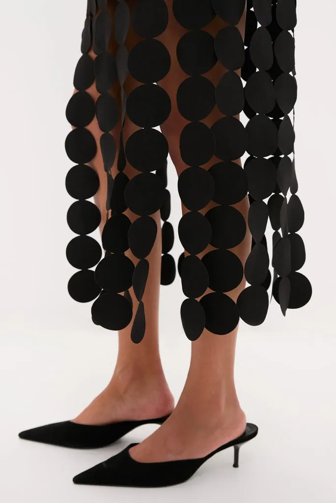 Black Multi Circle Mercedes Maxi Skirt sold by Tuckernuck product image thumbnail 5