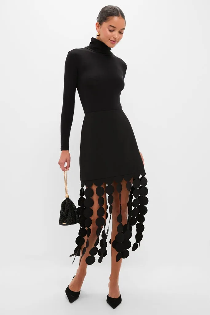 Black Multi Circle Mercedes Maxi Skirt sold by Tuckernuck product image thumbnail 2