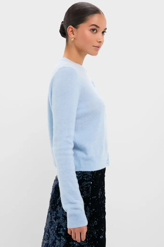 Ice Blue Cashmere Riley Cardigan sold by Tuckernuck product image thumbnail 3