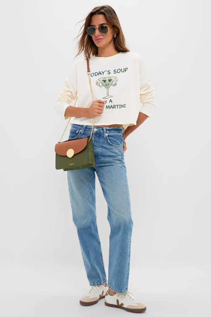 Martini Soup Crop Long Sleeve Tee sold by Tuckernuck product image thumbnail 2