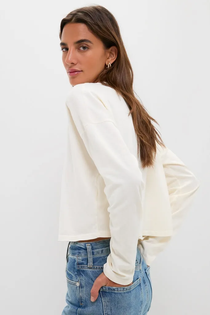 Martini Soup Crop Long Sleeve Tee sold by Tuckernuck product image thumbnail 3