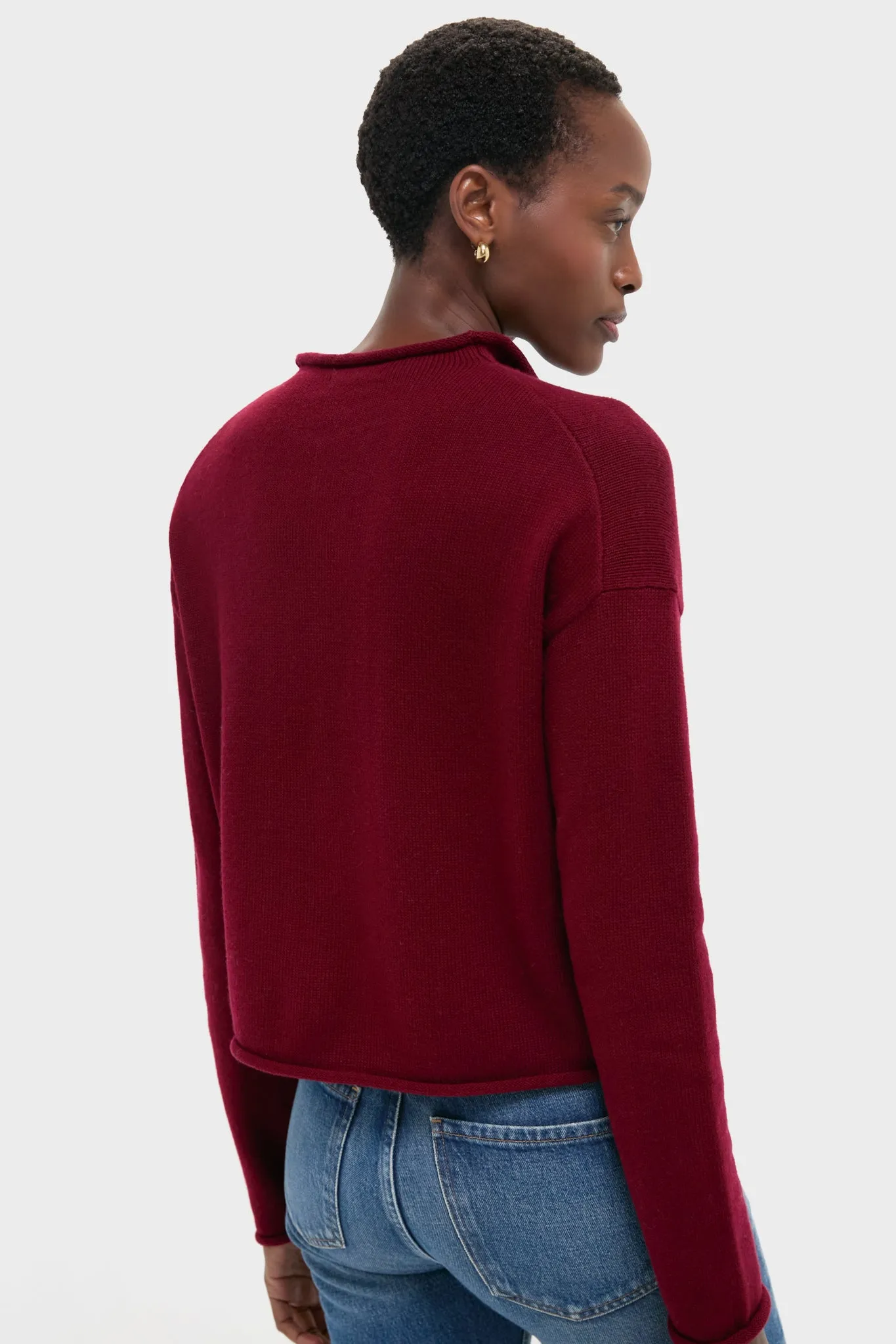 Merlot Taylor Cardigan sold by Tuckernuck product image thumbnail 4