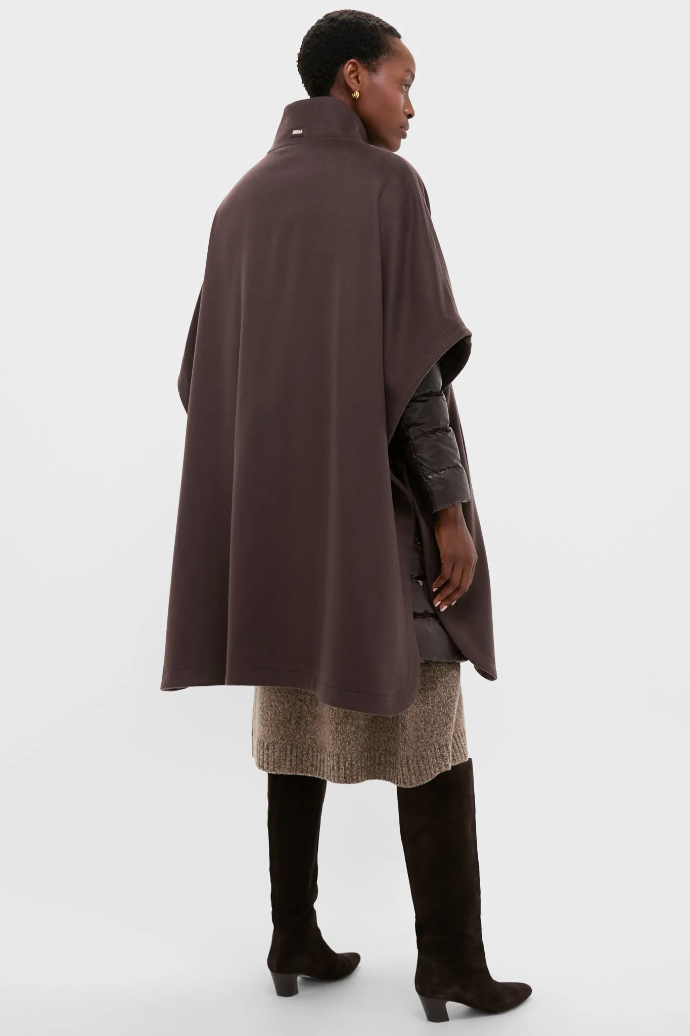 Fondente Luxury Wool and Nylon Ultralight Oversized Coat sold by Tuckernuck product image thumbnail 3