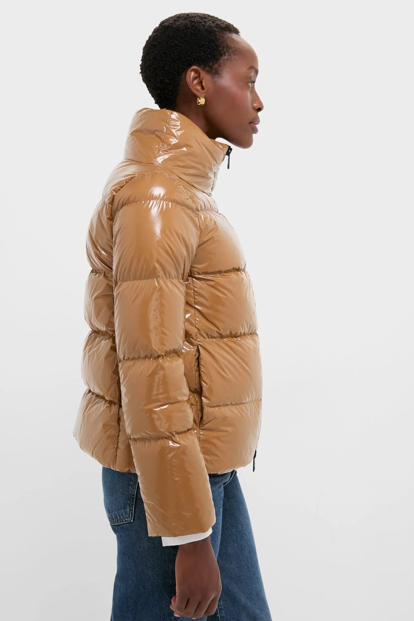 Cammello Gloss Zipper Jacket sold by Tuckernuck product image thumbnail 3