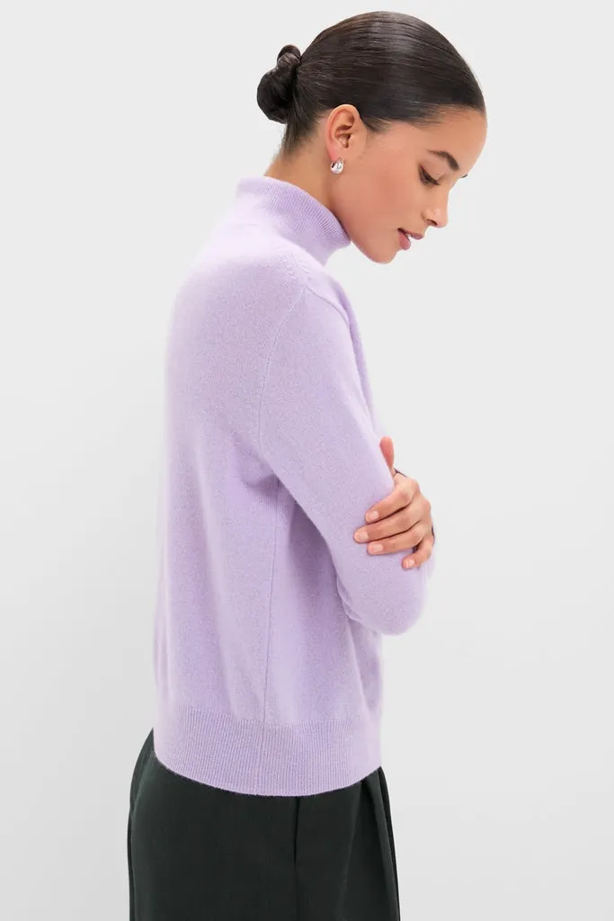 Lavender Frost Cashmere Turtleneck Sweater sold by Tuckernuck product image thumbnail 3