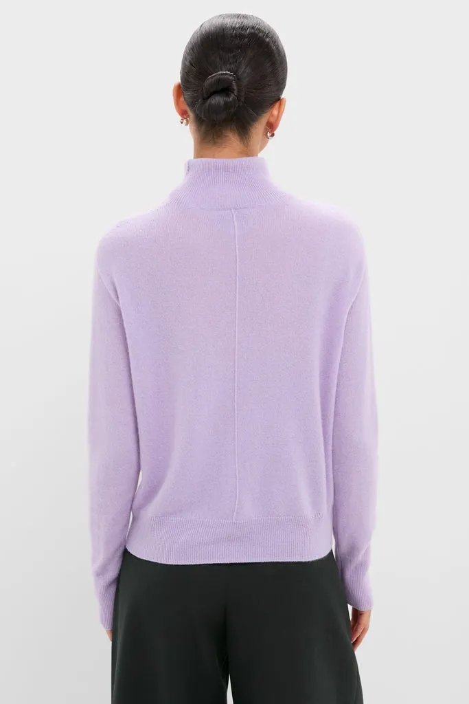 Lavender Frost Cashmere Turtleneck Sweater sold by Tuckernuck product image thumbnail 4