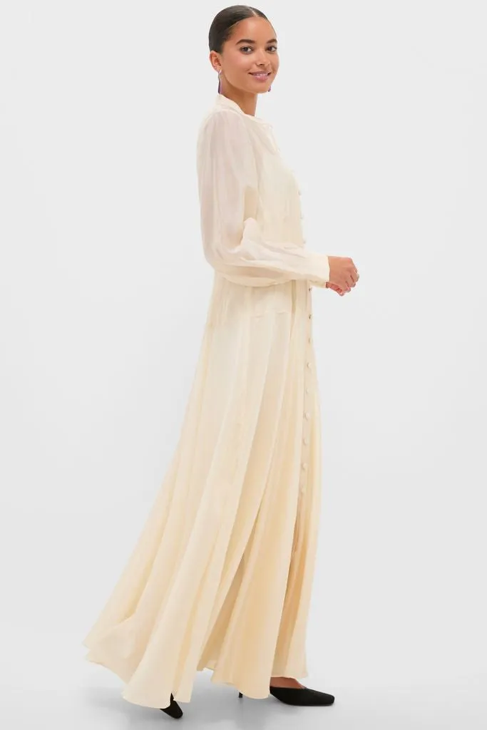 Champagne Organza Marbella Dress sold by Tuckernuck product image thumbnail 4