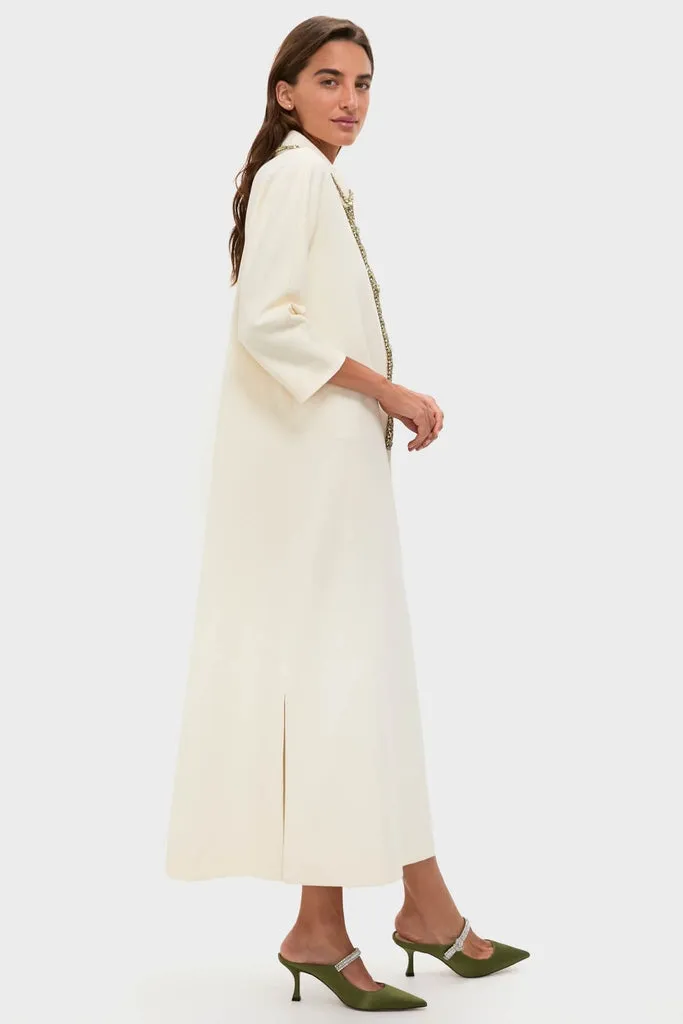 Winter White Embellished Nicola Maxi Dress sold by Tuckernuck product image thumbnail 5