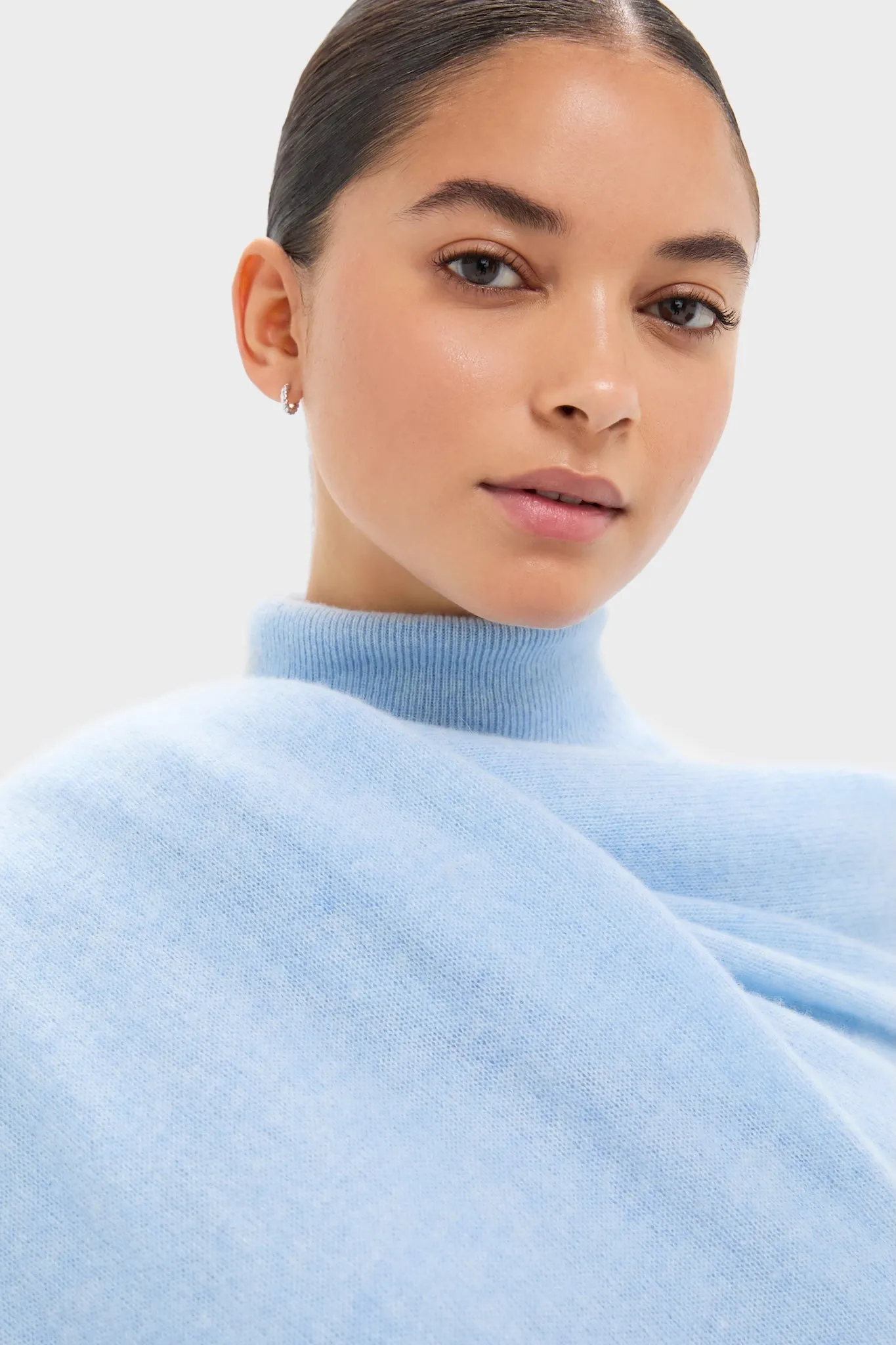 Ice Blue Cashmere Blanket Scarf sold by Tuckernuck product image thumbnail 4