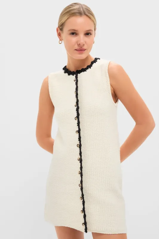 White Knit Lalia Mini Dress sold by Tuckernuck