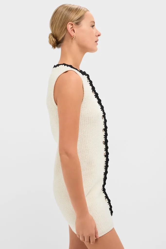 White Knit Lalia Mini Dress sold by Tuckernuck product image thumbnail 3