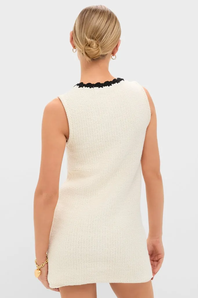 White Knit Lalia Mini Dress sold by Tuckernuck product image thumbnail 4