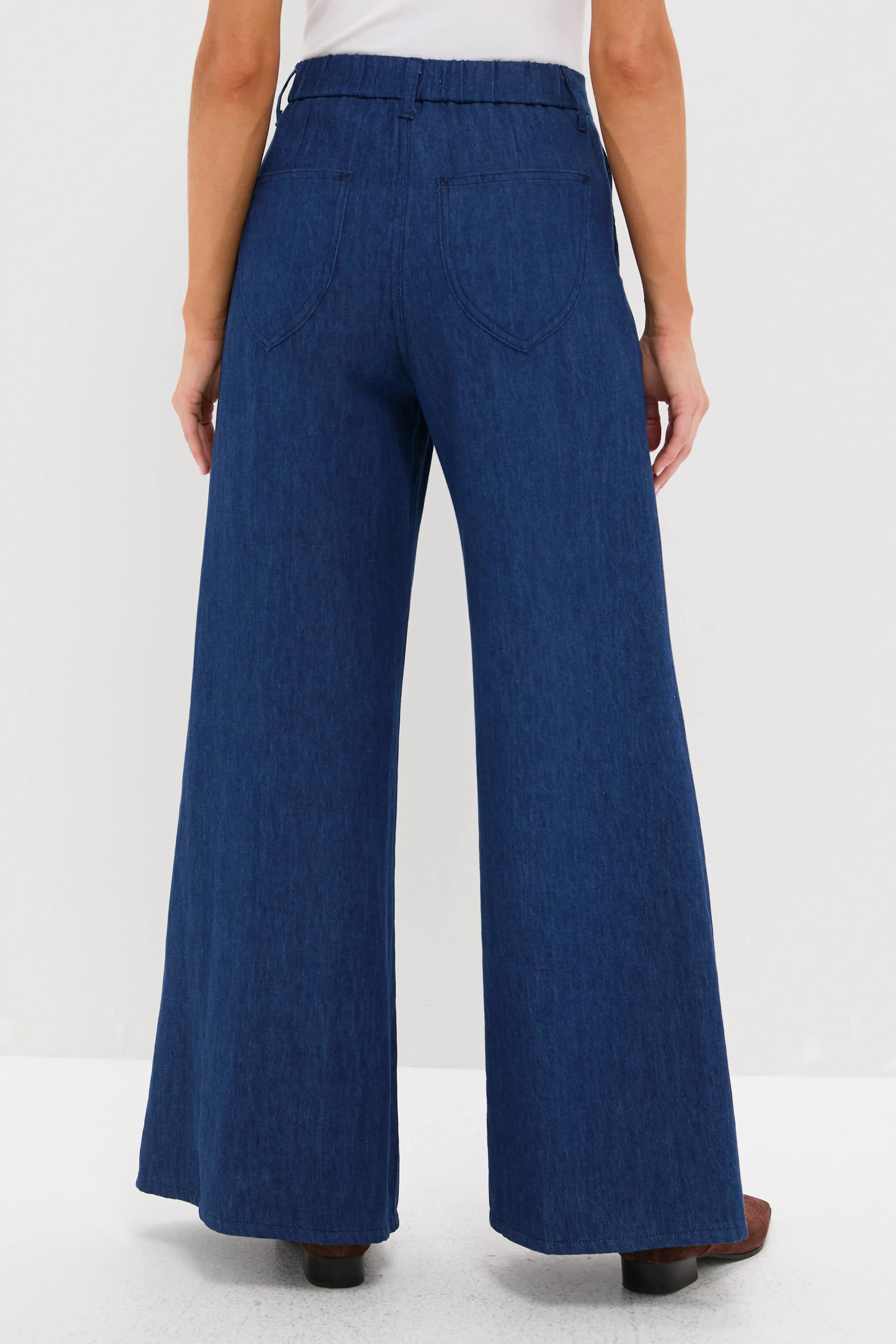 Hemp Indigo Tulip Trouser sold by Tuckernuck product image thumbnail 4