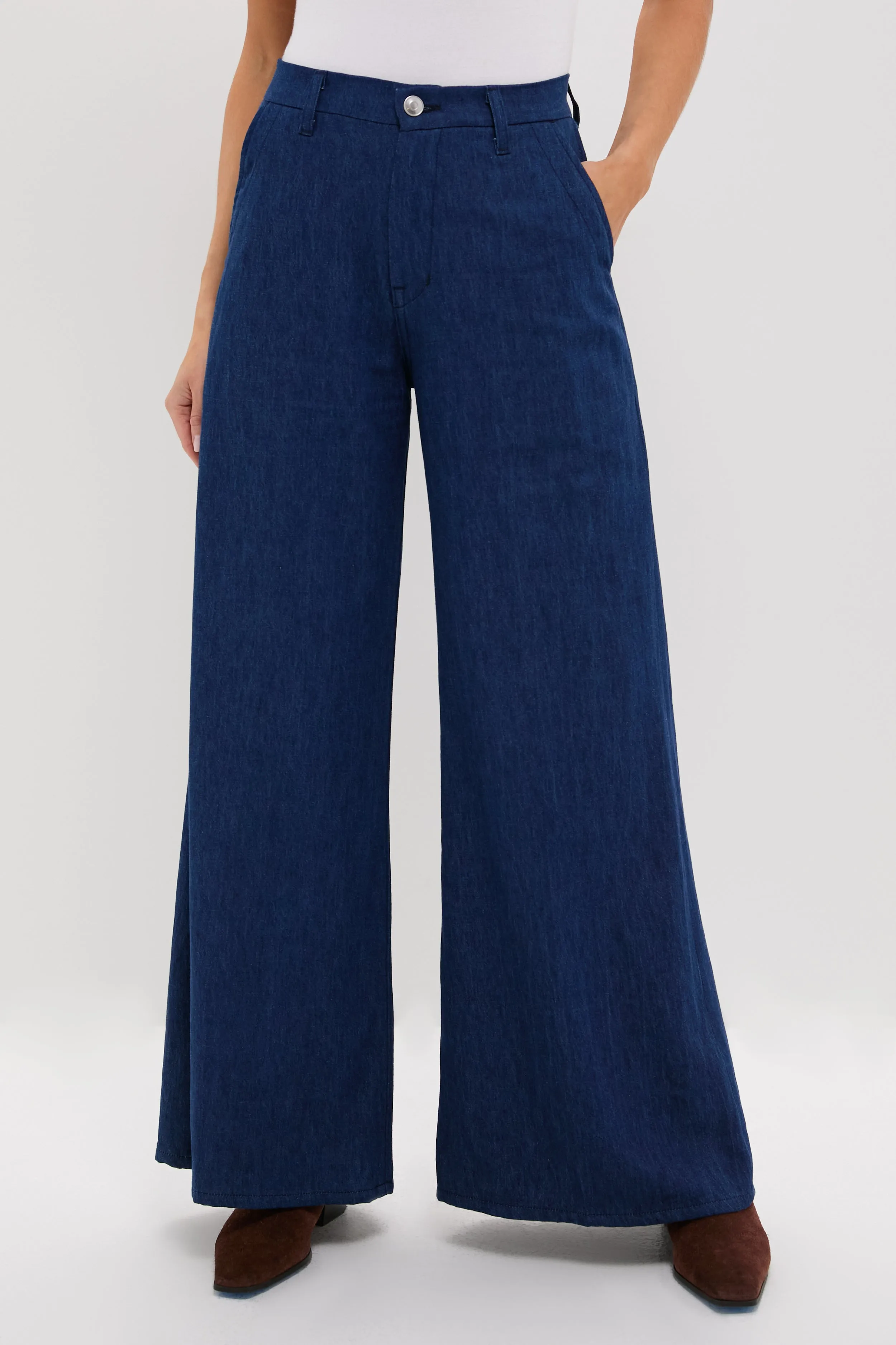 Hemp Indigo Tulip Trouser sold by Tuckernuck