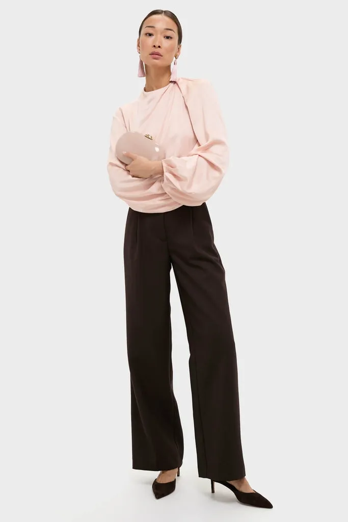Soft Pink Blush Satin Blaire Top sold by Tuckernuck product image thumbnail 2