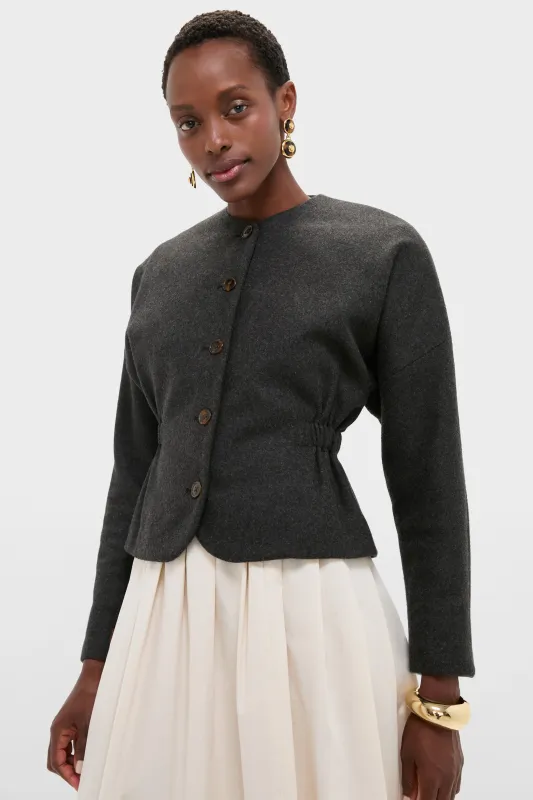 Charcoal Light Atelier Cinch Jacket sold by Tuckernuck