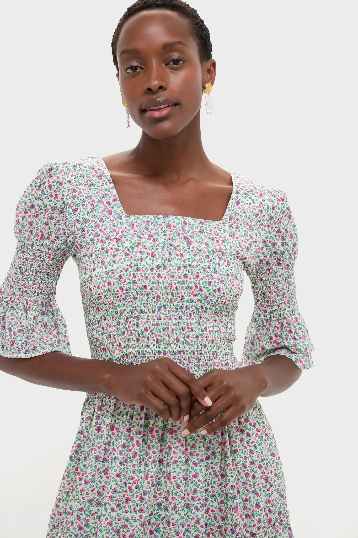 Primrose Print Bea Dress sold by Tuckernuck product image thumbnail 5