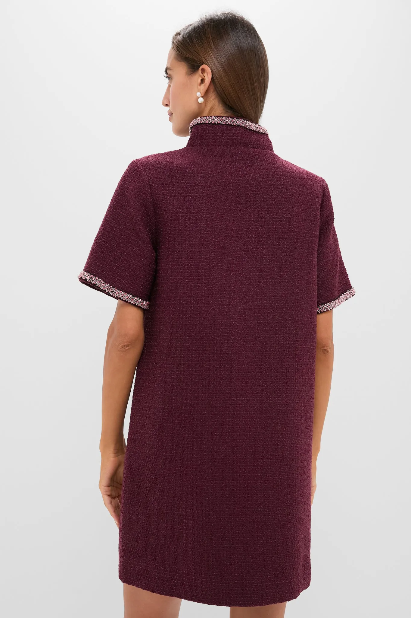 Winetasting Tweed Embellished Ophelia Dress sold by Tuckernuck product image thumbnail 5