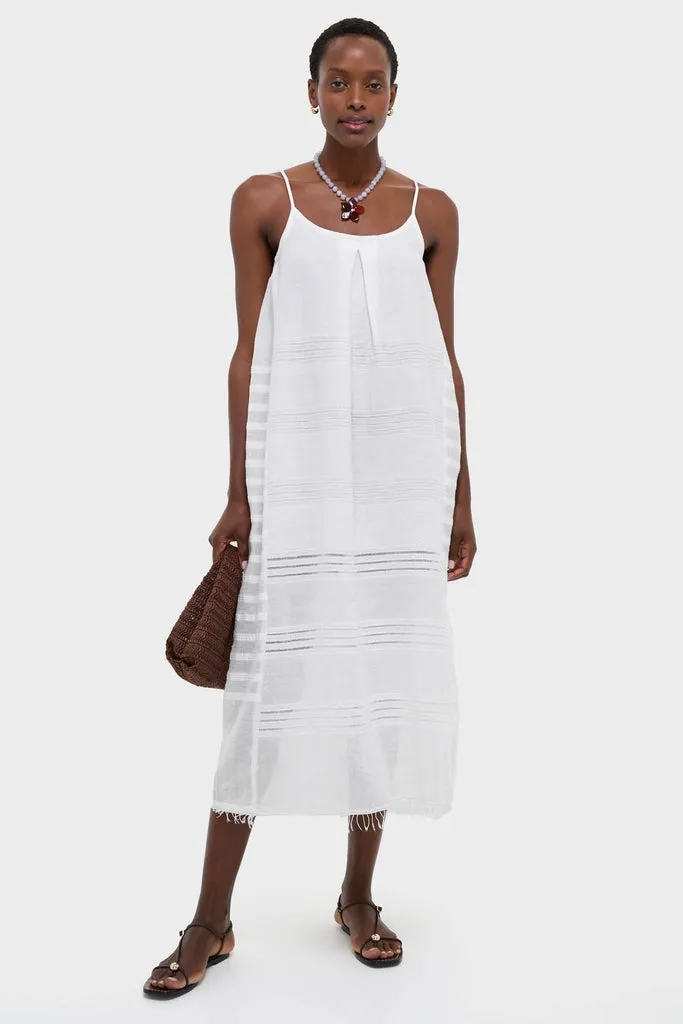 Abira White Nia Slip Dress sold by Tuckernuck product image thumbnail 2