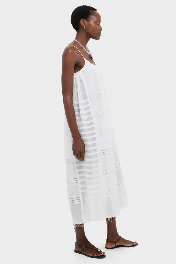 Abira White Nia Slip Dress sold by Tuckernuck product image thumbnail 3