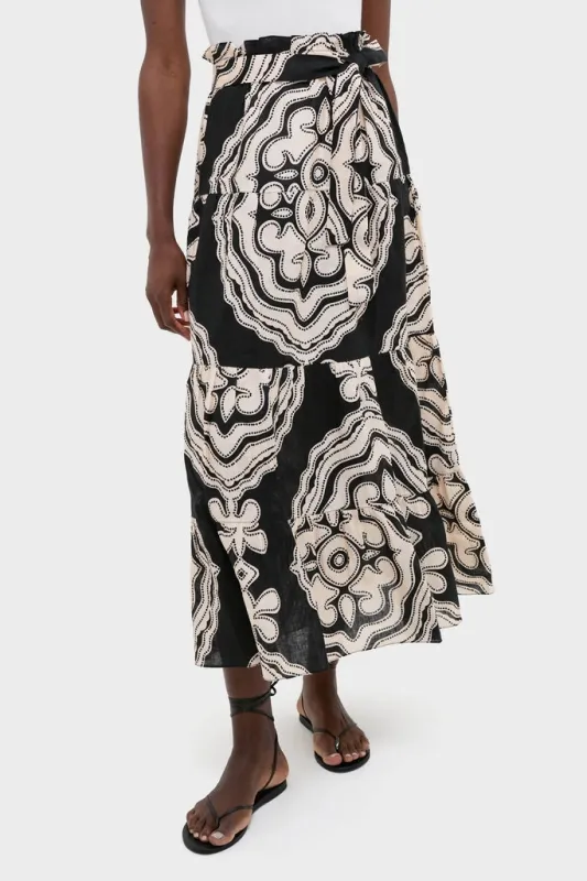 Niku Black Sanaa Skirt sold by Tuckernuck