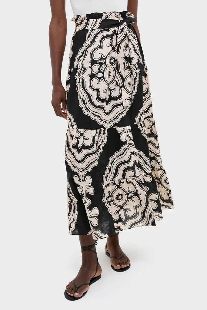 Niku Black Sanaa Skirt sold by Tuckernuck