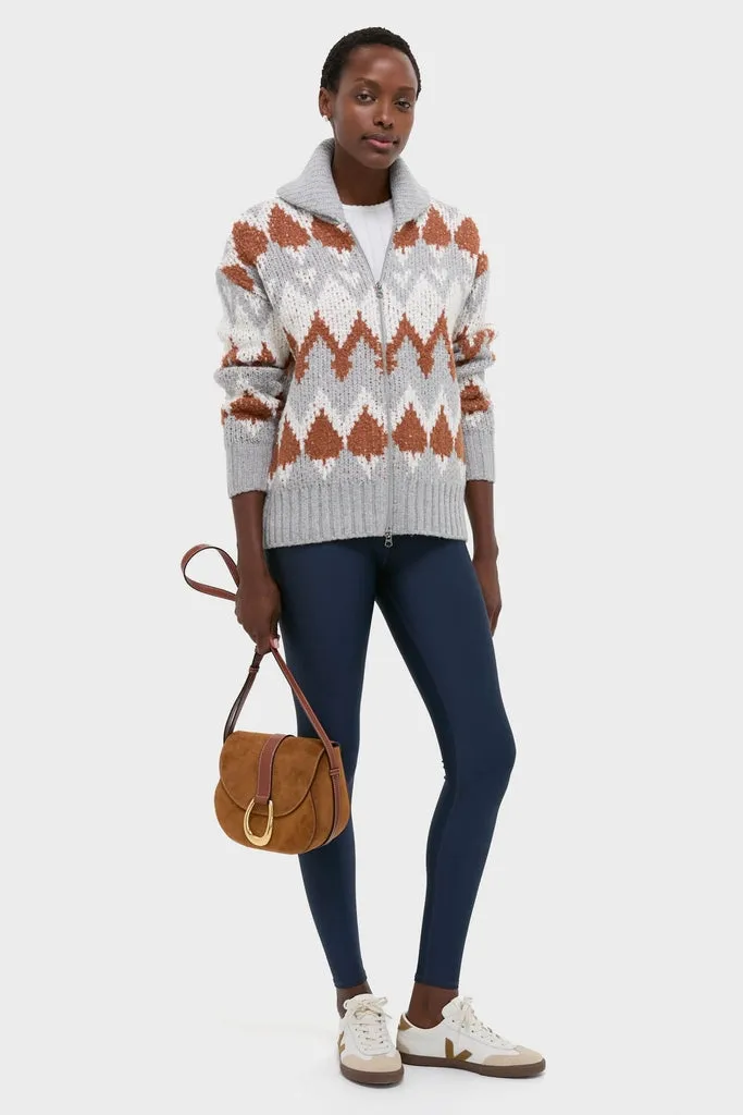 Grey Melange Brockley Jacquard Knit Jacket sold by Tuckernuck product image thumbnail 2