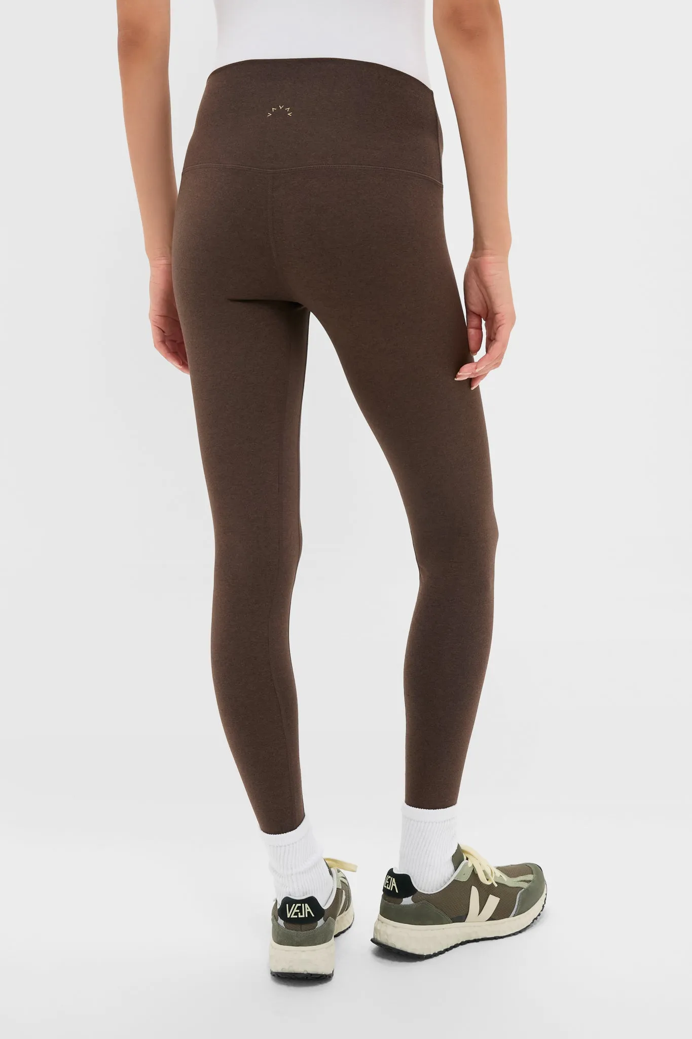 Deep Chocolate Marl Always Warm Stirrup Legging sold by Tuckernuck product image thumbnail 5