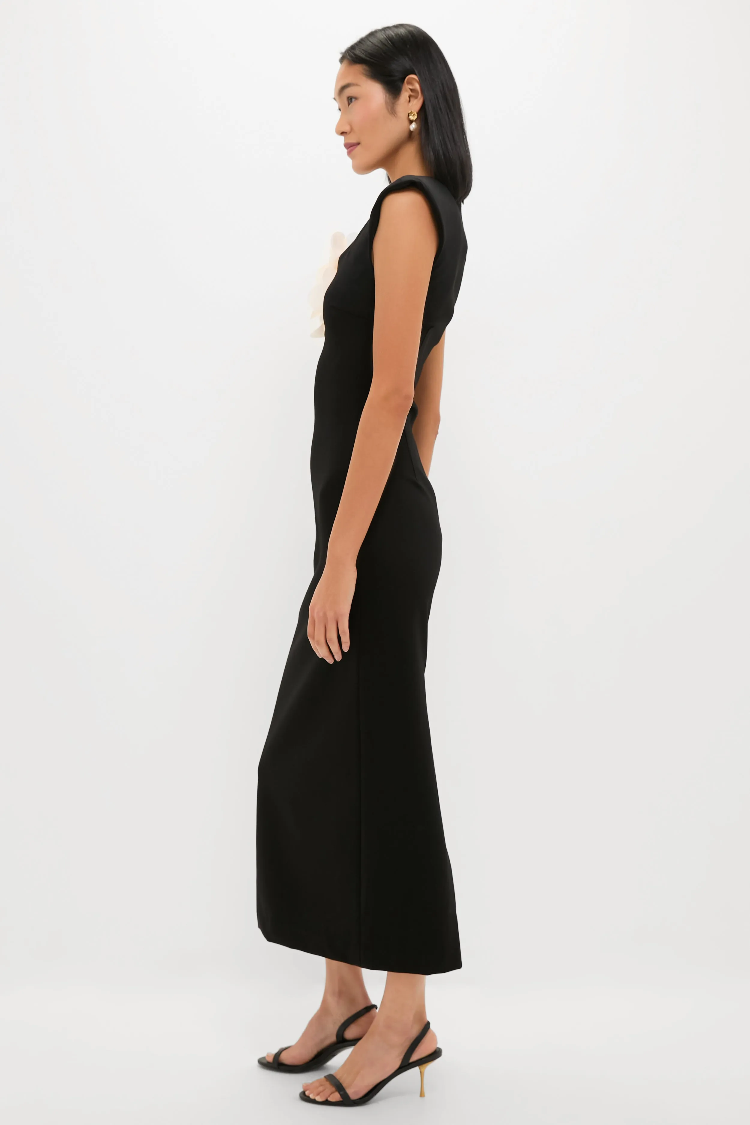 Black Zahara Gown sold by Tuckernuck product image thumbnail 3