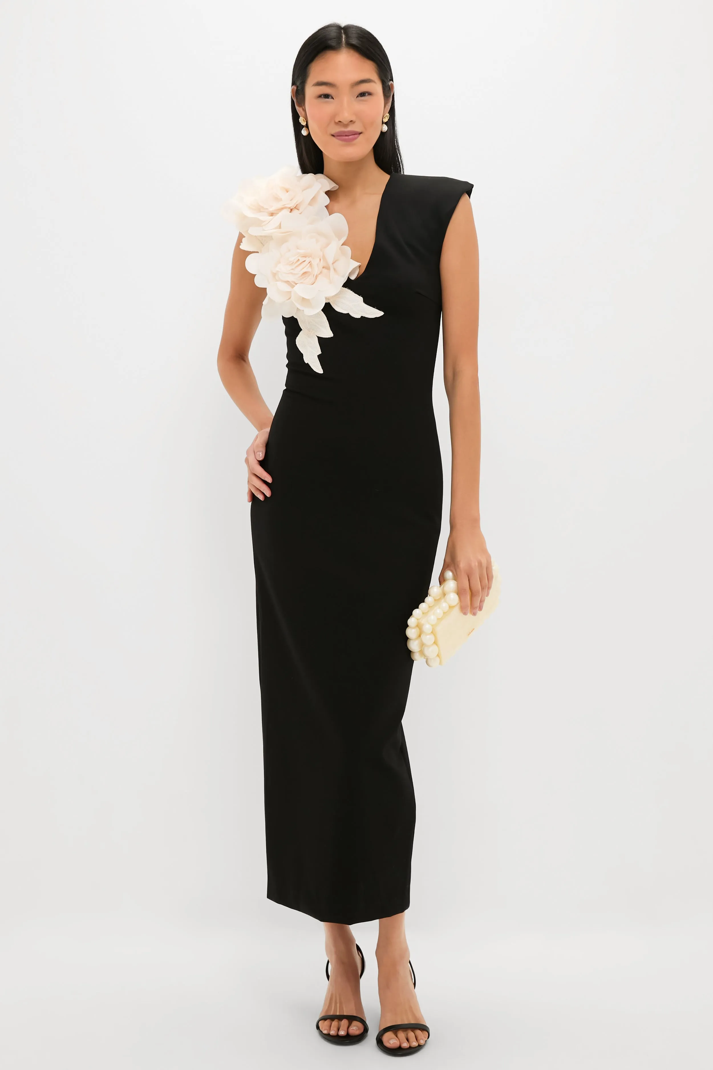 Black Zahara Gown sold by Tuckernuck product image thumbnail 2