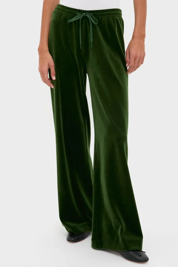 Douglas Fir Velour Jane Pant sold by Tuckernuck