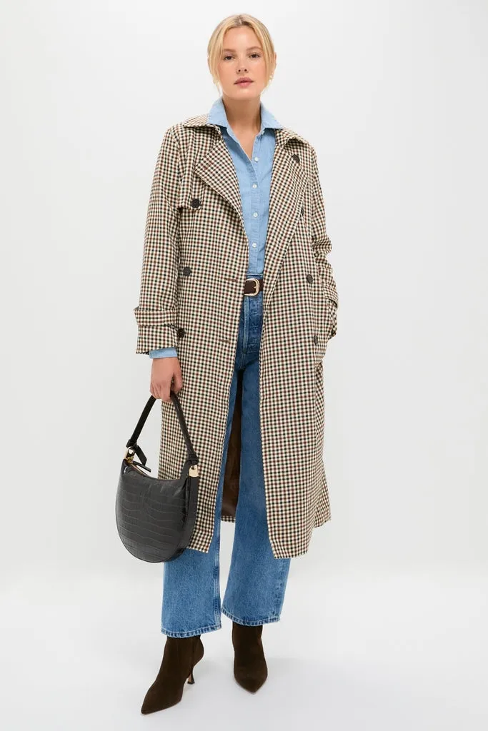 Ebony Croc Embossed Harlow Shoulder Bag sold by Tuckernuck product image thumbnail 3