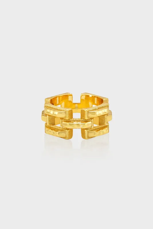 Pathway Ring in Gold sold by Tuckernuck