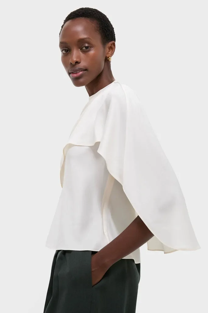 Cream Eliora Cape Top sold by Tuckernuck product image thumbnail 3