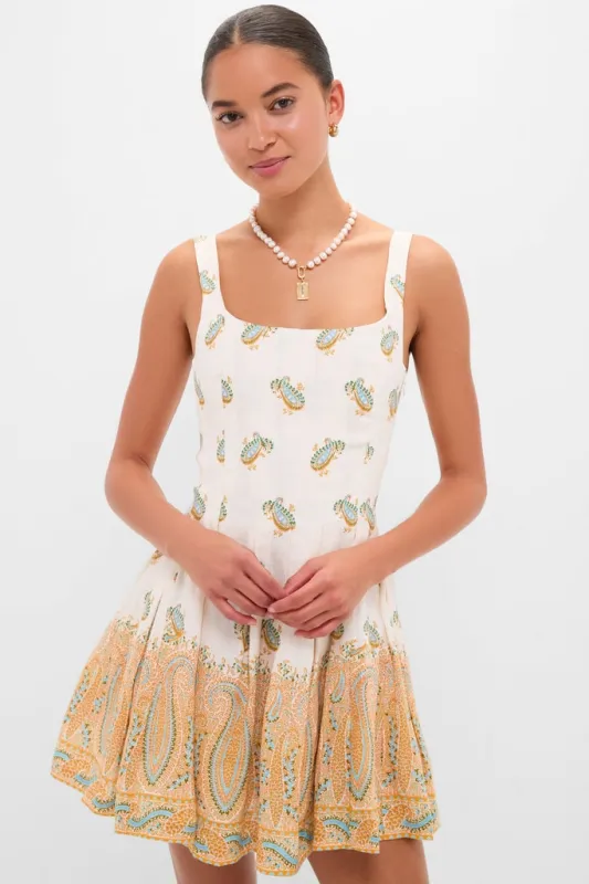 Cree Jardin Bodice Mini Dress made by BOTEH