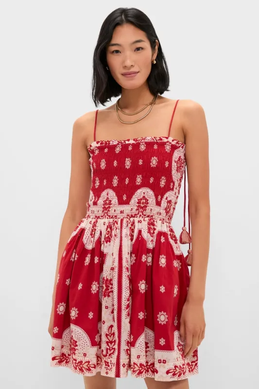 Merida Lava Bandana Dress sold by Tuckernuck