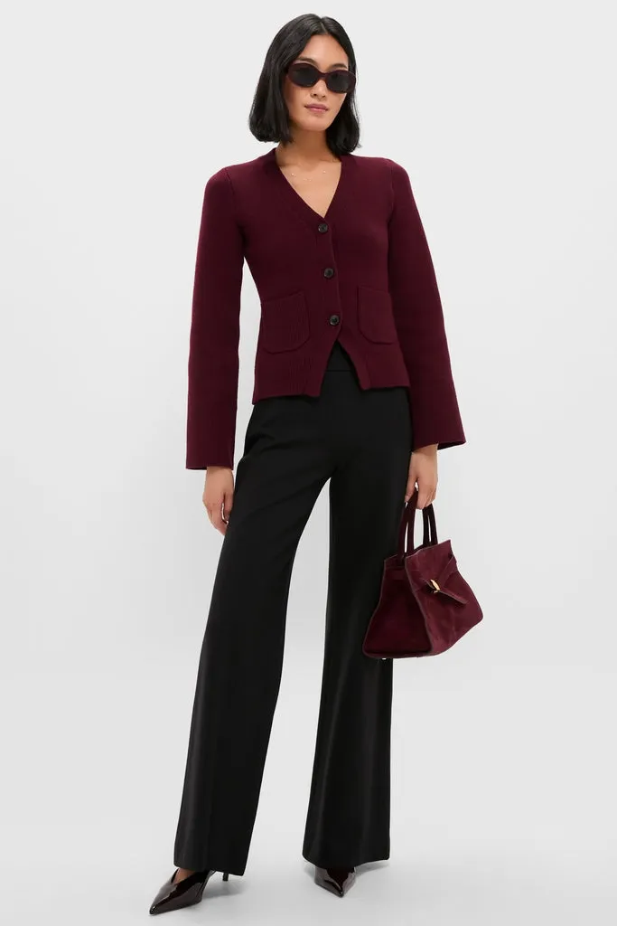 Claret Aeron V-Neck Cardigan sold by Tuckernuck product image thumbnail 2