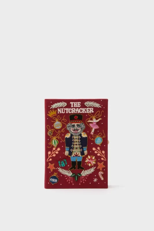 Bordeaux The Nutcracker Book Clutch made by Tuckernuck
