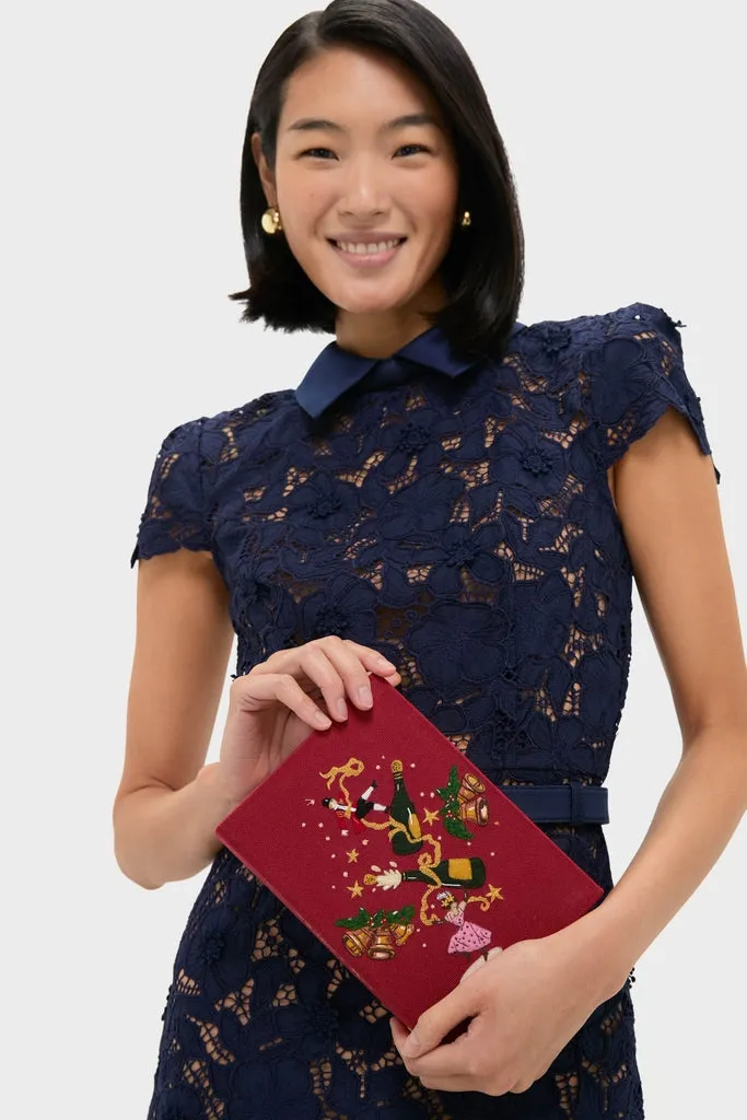 Camelia Holly Jingle and Mingle Book Clutch sold by Tuckernuck product image thumbnail 2