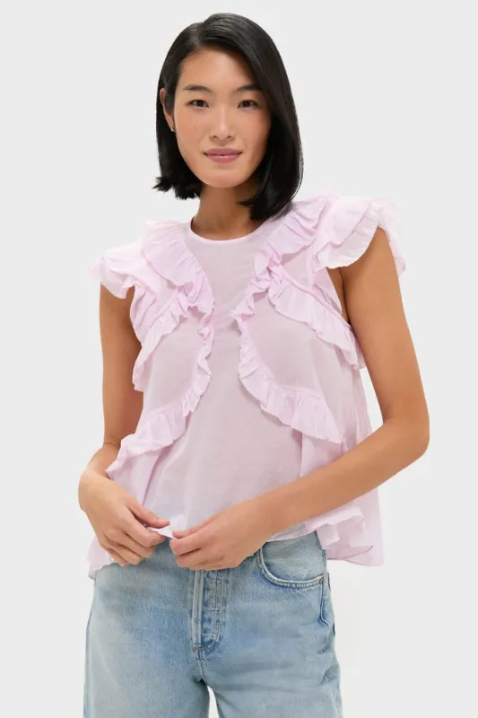 Light Pink Nalou Top sold by Tuckernuck