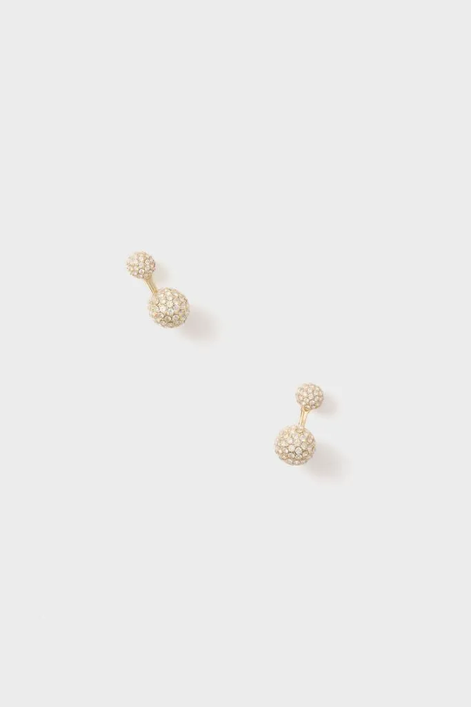 Gold and Pave Floating Spark Earrings sold by Tuckernuck