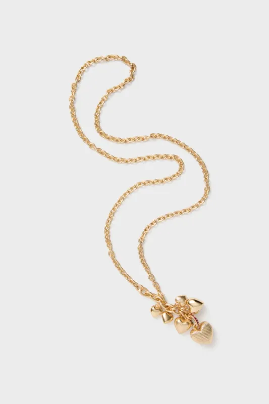 Gold The Family of Hearts Pendant sold by Tuckernuck