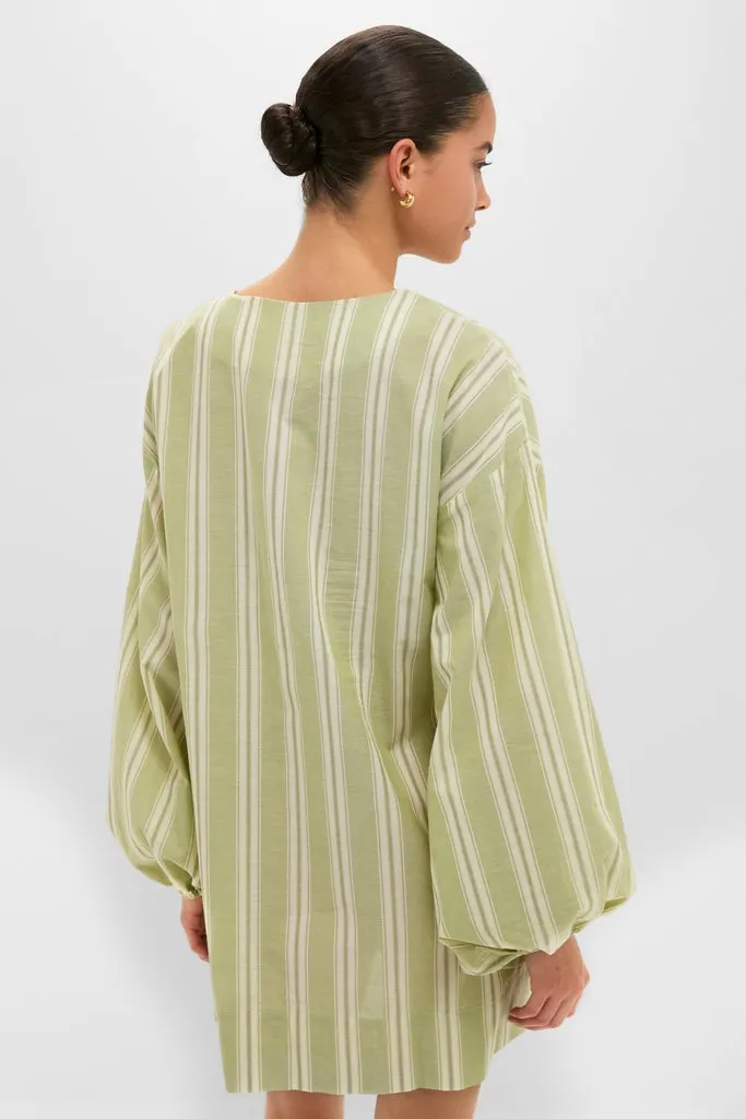 Faded Juniper Ombre Stripe Pia Mini Dress sold by Tuckernuck product image thumbnail 3