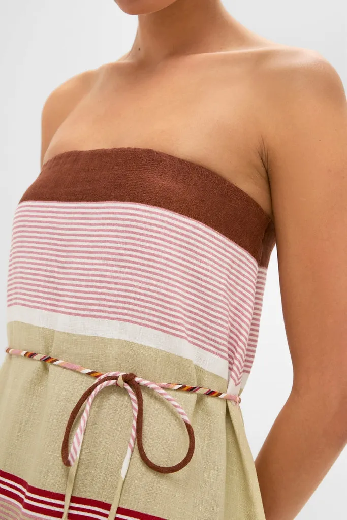 Dust Mauve Barragan Stripe Yolina Maxi Dress sold by Tuckernuck product image thumbnail 5
