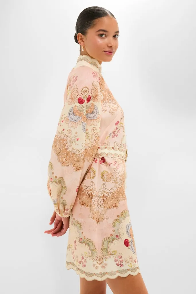 Wallpaper Floral Blush Daylight Mini Dress sold by Tuckernuck product image thumbnail 3