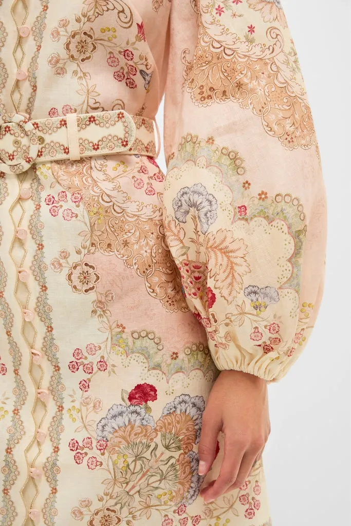 Wallpaper Floral Blush Daylight Mini Dress sold by Tuckernuck product image thumbnail 5