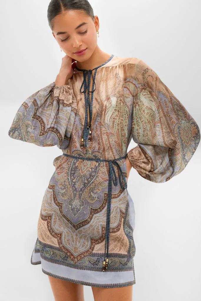 Tapestry Blue Multi Wanderlust Tunic sold by Tuckernuck